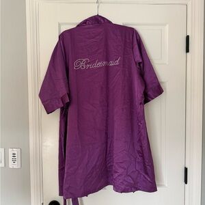 Purple Bridesmaid Robe